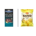 thumbnail image 1 of Ghirardelli Intense Dark Sea Salt Almond & Lay's Oven Baked Original Potato Crisps 6.25 oz, 1 of 5