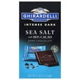 thumbnail image 1 of Ghirardelli Intense Dark Sea Salt Dark Chocolate Squares with 60% Cacao - 4.1 oz Package May Vary, 1 of 5