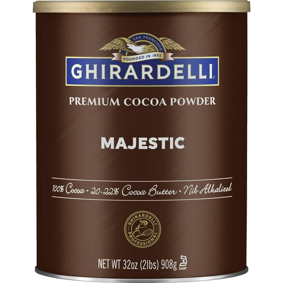 Ghirardelli Majestic Dutch Processed Cocoa Powder, 2 lb, Kosher