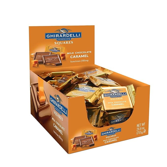 (Price/Case)Ghirardelli 61979 Milk Chocolate Caramel Caddy 1-50-.53 Ounce