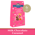 thumbnail image 1 of Ghirardelli Milk Chocolate Caramel Duet Hearts for Valentines 6 oz Bag, 1 of 6