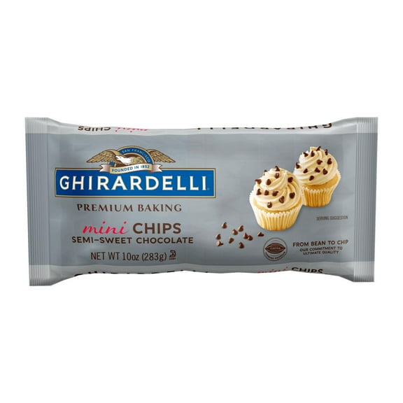 Ghirardelli Premium Baking Mini Semi-Sweet Chocolate Chips - 10 oz