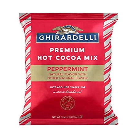 Ghirardelli Premium Hot Cocoa Mix, Peppermint Flavored, 32 oz