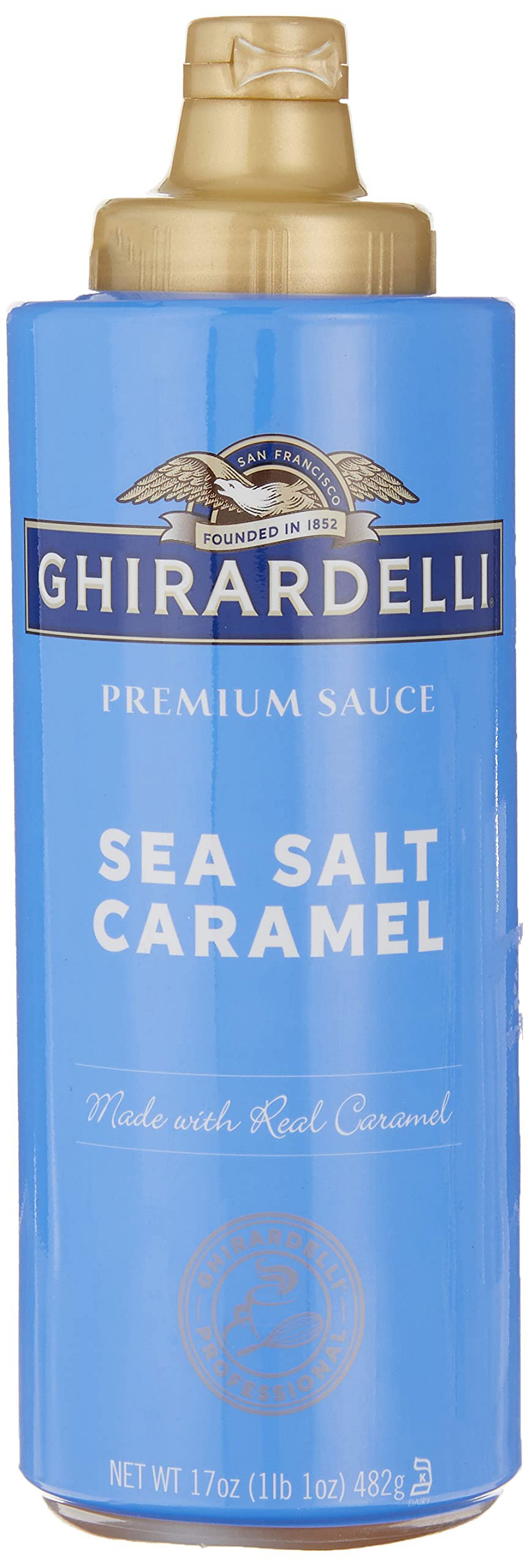 Ghirardelli Sea Salt Caramel Sauce, 17 Oz Squeeze Bottle