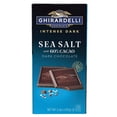 thumbnail image 1 of Ghirardelli Sea Salt with 60% Cacao Dark Chocolate Intense Dark Bar 3.5 oz (Case of 12), 1 of 2