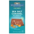 thumbnail image 1 of Ghirardelli Squares Sea Salt Caramel Milk Chocolate Bar - 4.8 oz Packaging may vary, 1 of 4