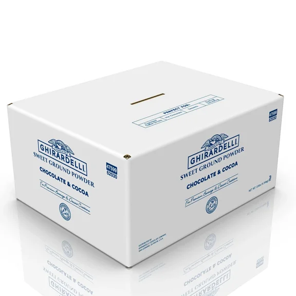 (Price/Case)Ghirardelli Sweet Ground Chocolate Cocoa Powder 10 Pound Bag - 1 Per Case