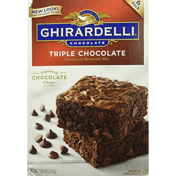 Ghirardelli Triple Chocolate Brownie Mix-7.5 Lbs