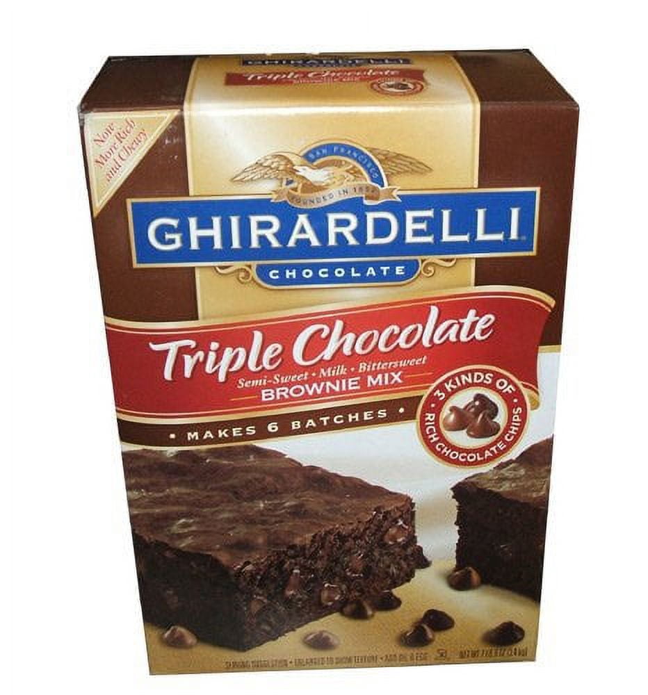 Ghirardelli Triple Chocolate Chip Brownie Mix, 120-Ounce - Walmart.com