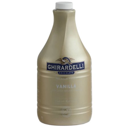 Ghirardelli Vanilla Dessert Flavoring Sauce 64 oz