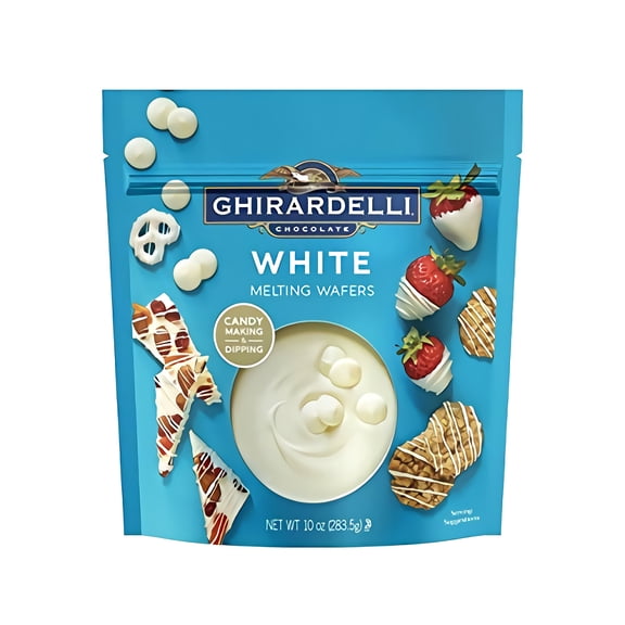Ghirardelli White Vanilla Flavored Candy Melts, 10 oz (6 Count)