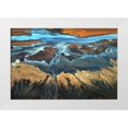 thumbnail image 1 of Ghirardini 24x17 White Modern Wood Framed Museum Art Print Titled - The Desert From Above, 1 of 4