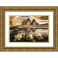 thumbnail image 1 of Ghizzi Panizza, Alberto 32x23 Gold Ornate Wood Framed with Double Matting Museum Art Print Titled - Tre Cime Di Lavaredo-Always Great Emotions!, 1 of 4