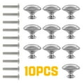 thumbnail image 1 of Ghojet 10/20/25pcs Cabinet Knobs Dresser Knobs Drawer Knobs Stainless Steel Knobs Drawer Pulls Door Knobs Dresser Drawer Handles Knobs for Dresser Drawers 29.5mm, 1 of 6