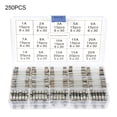 thumbnail image 1 of Ghojet 250x Assorted Glass Cartridge Fuse Quick Blow Fast Acting Tube Set 5x20mm 6x30mm Box Tube Fuse Assortment Kit, 1 of 10