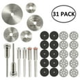 thumbnail image 1 of Ghojet 31 Pcs/set Mini Diamond Cutting Wheels HSS Circular Saw Blade Rotary Woodworking Tools for Dremel Drill Rotary Tool Accessories, 1 of 10