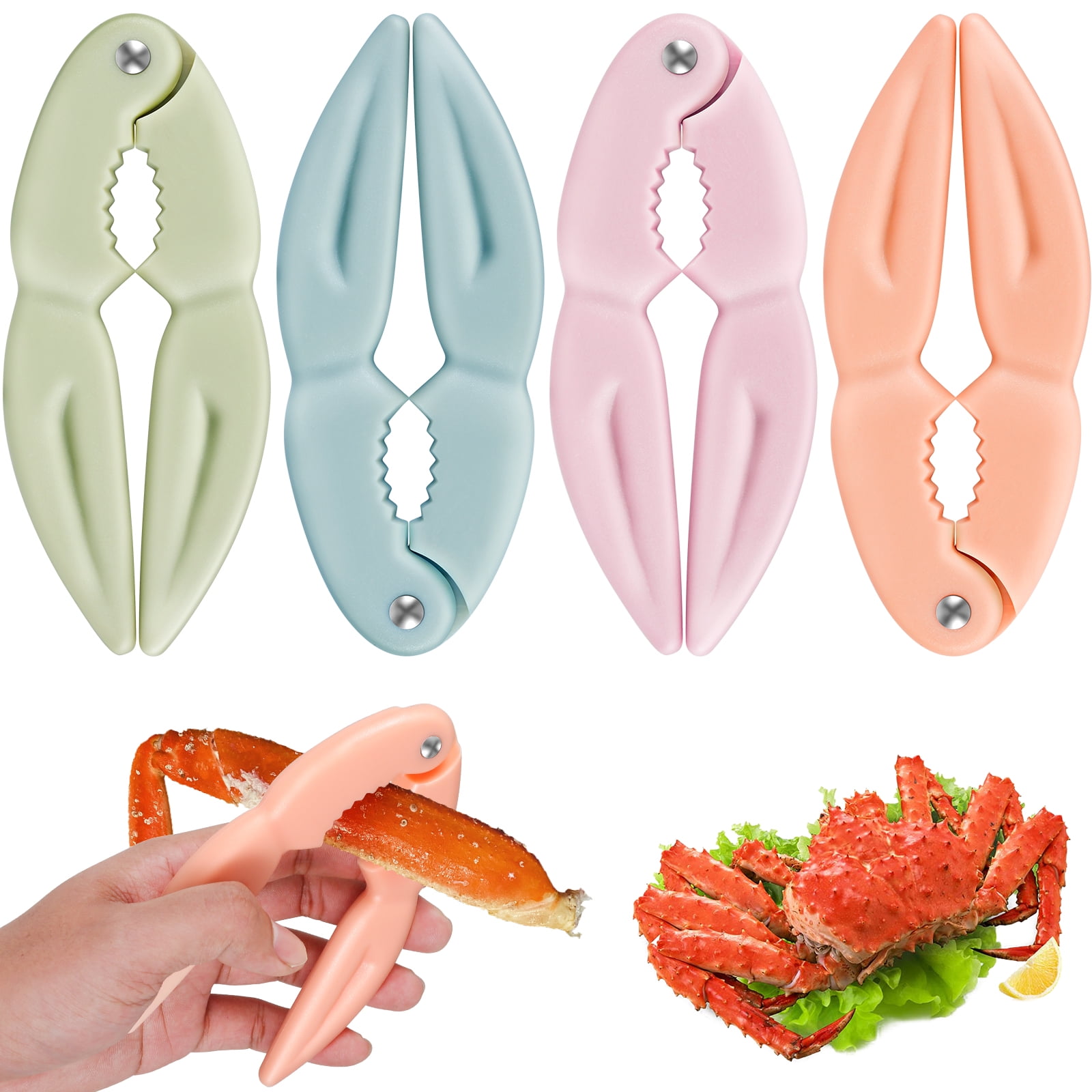Crab Crackers & Tools Set - Multifunctional Stainless Steel Crab Leg Cracker, Fork, Pick & Spoon For Lobster & Seafood - View #12
