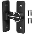 thumbnail image 1 of Ghojet Barn Door Lock 90 Degree Luminous Sliding Door Latch Lock Heavy Duty Zinc Alloy Gate Bolt Latch Protect Privacy Door Lock for Bathroom Garden Garage Door Window, 1 of 11