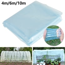 Ghojet Greenhouse Film 13.1 x 6.6 ft, Greenhouse Polyethylene Film 1.96 Mil, Clear Greenhouse Plastic Greenhouse Plastic Film UV Resistant, Polyethylene Film to Keep Warming, Superior Strength