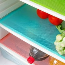 Ghojet Refrigerator Liners,6 Pcs Refrigerator Fridge Liners Mats Pads Washable for Shelves Drawer Table Refrigerator Accessories