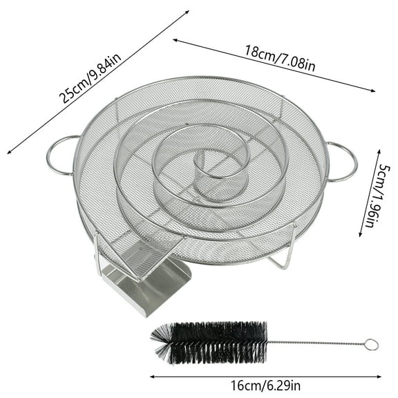 Ghojet Smoke Generator, Hot or Cold Smoking on Any BBQ Grill and Smoker, Perfect for Smoked Salmon, Cheese, Pork and More, Smoke Time up to 4-7 Hours