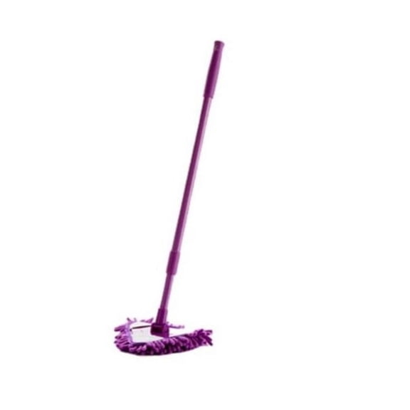 Ghojet Telescopic Mini Microfiber Mop 180° Rotatable Cleaning Mop Adjustable Triangle Dust Mop Extendable Handle for Home Kitchen Bathroom Floor Wall Ceiling Bed Bottom