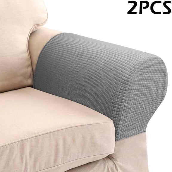 Ghopy 2pcs Sofa Arm Covers Armrest Cover High-Grade Spandex Stretch Arm Caps Waterproof Furniture Protector Dustproof Sofa Towel Slipcovers Armchairs Covers for Sofa Couches Recliner Armchairs