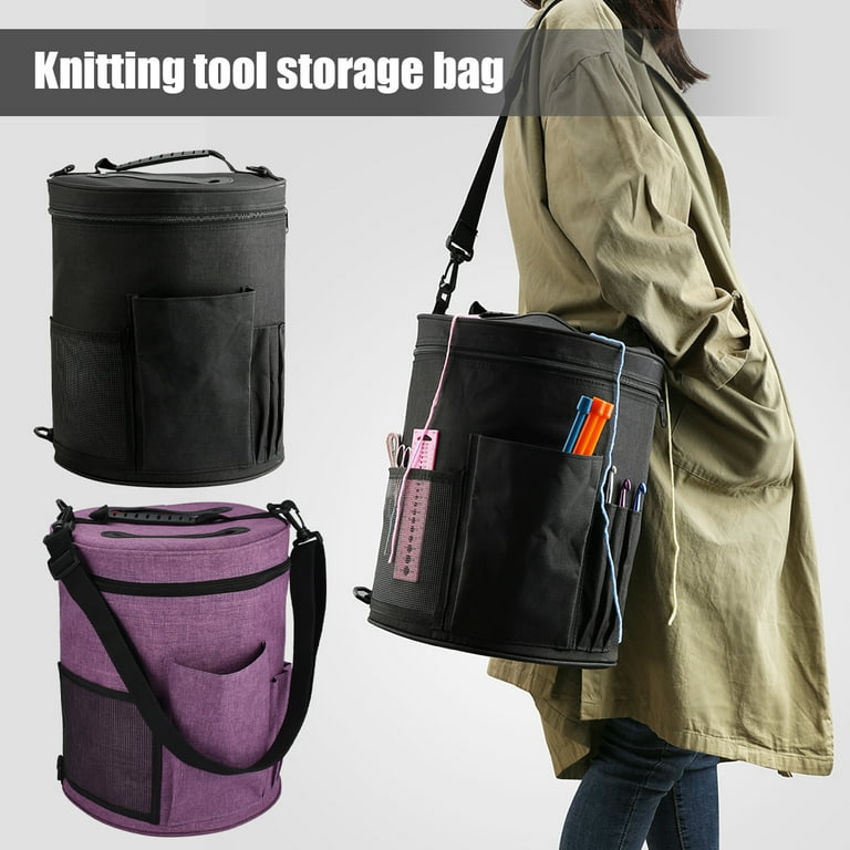 Knitting Bag for Traveling Yarn Holder Yarn Storage Bag for