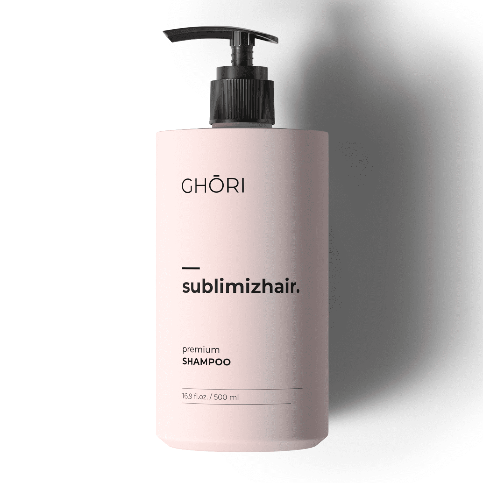 Ghori Sublimizhair Natural Premium Shampoo For Scalp Health & Haircare With Oriental Herbal Extract 500 ml/16.9 FL.OZ.