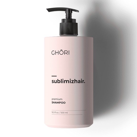 Ghori Sublimizhair Natural Premium Shampoo For Scalp Health & Haircare With Oriental Herbal Extract 500 ml/16.9 FL.OZ.