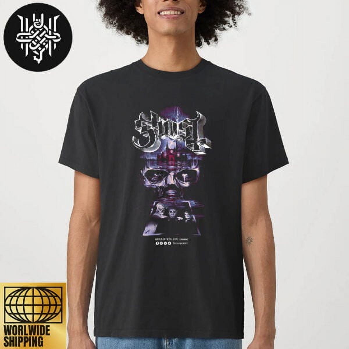 Ghost Band 2025 World Tour Artwork Unisex TShirt