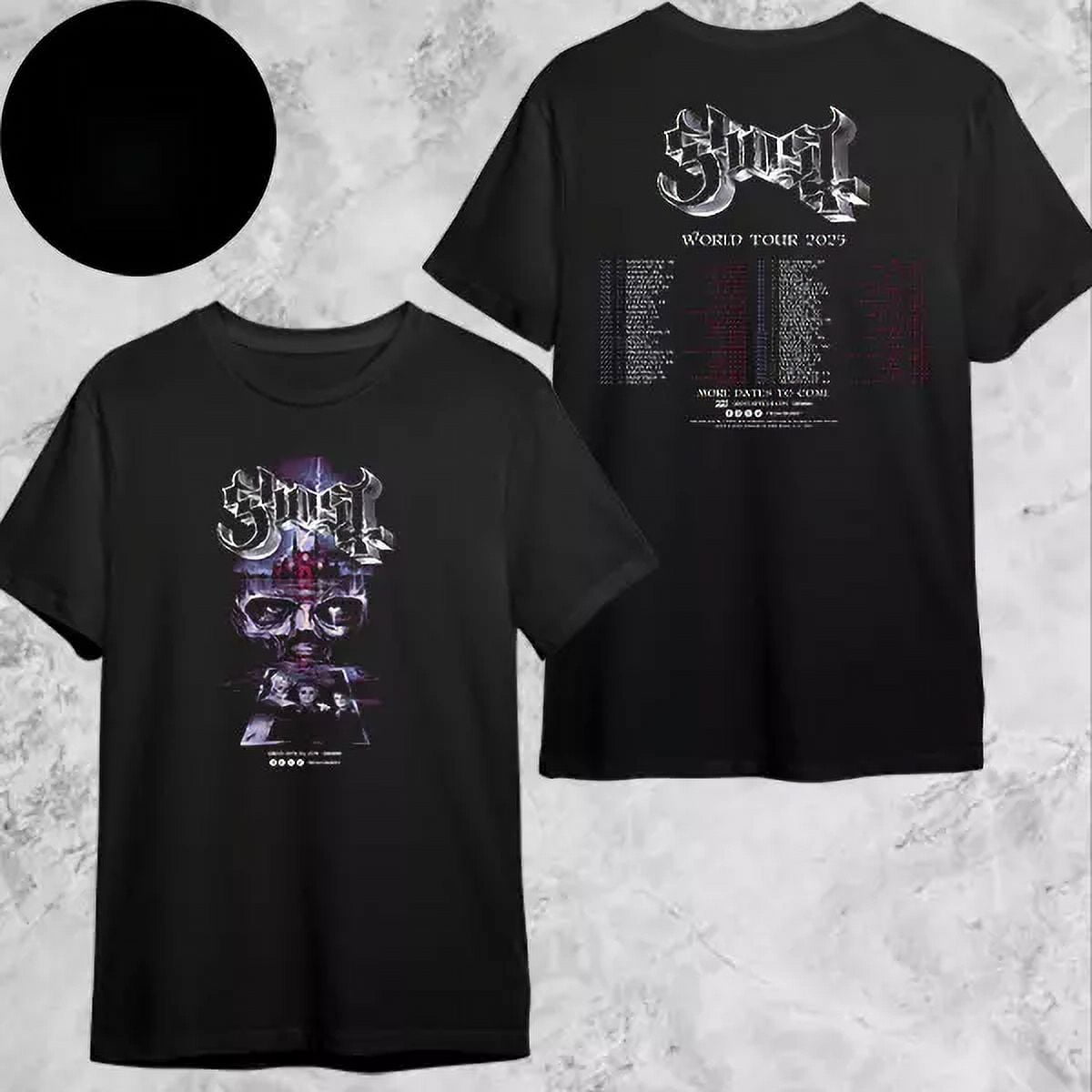 Ghost Band Tour 2025 Tour Dates Logo Fan Gifts Two Sides Classic TShirt