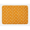 thumbnail image 1 of Ghost Bath Mat, Halloween Pattern with Hand-drawn Ghosts Sweets Bones Hey and Boo Scare Expressions, Plush Bathroom Decor Mat with Non Slip Backing, 29.5" X 17.5", Multicolor, by Ambesonne, 1 of 2