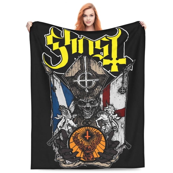 Ghost Bc Flannel Blanket Funny Ultra-Soft Micro Warm Throw Blanket Fleece Blanket Interesting Gift 50"X40"