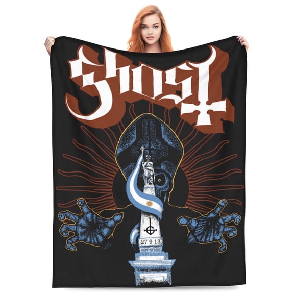 Ghost Bc Flannel Blanket Funny Ultra-Soft Micro Warm Throw Blanket Fleece Blanket Interesting Gift 50"X40"