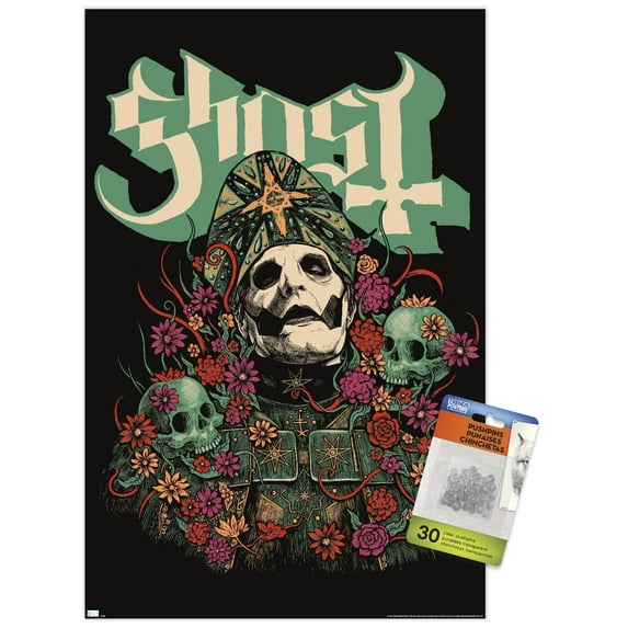 Ghost - Bliss Wall Poster with Push Pins, 14.725" x 22.375"