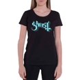 thumbnail image 1 of Ghost Blue Keyline Logo Womens Skinny Fit T Shirt, 1 of 3