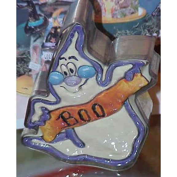 Ghost Boo Cookie Press Cutter - - Clayworks