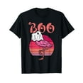 thumbnail image 1 of Ghost Boo Pink Sunset Retro Halloween Bird Animal T-Shirt, 1 of 5