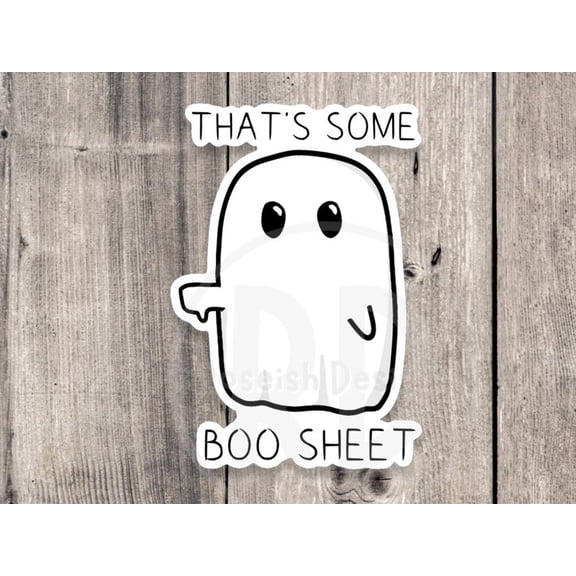 Ghost Boo Sheet Ghost Sticker