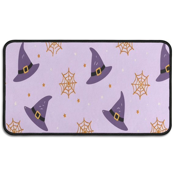 Ghost Boo Spooky No Slip Welcome Mats 30x17 Inch Happy Halloween Nonskid Throw Rugs Switch Rug for Entryway Porch Entryway Bathroom