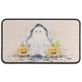thumbnail image 1 of Ghost Boo Spooky No Slip Door Mat - Innovative Design 30x17 Inch Happy Halloween Pumpkin Ghost Absorbing Throw Rugs Switch Rug for Entryway Porch Entryway Home, 1 of 7