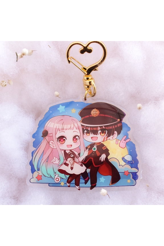 Ghost Boy Duo Acrylic Keychain No Restock Fun Novelty Gift Nice Gift for Friends Fan Art Collectible Cute Bag Charm