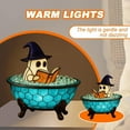 thumbnail image 1 of Ghost Bubble Bath Lamp, Cute Ghost Night Light, Halloween Ghosts Lamp Decor, Spooky Ghost Bathroom Halloween Lamps for Readers & Book Lover [Button Battery] 2PCS, 1 of 8