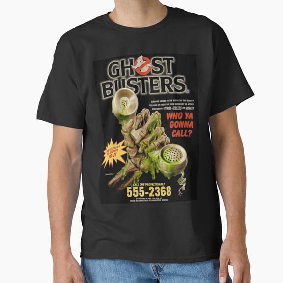 Ghost Busters Who Ya Gonna Call Funny 80s Movie K4735 Unisex T-Shirt – Extended Sizes Up to 5XL