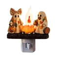 thumbnail image 1 of Ghost Campfire Flickering Night Light, 5.5in 3D Small Electric Faux Campfire Night Light,Ghosts Campfire Flicker Flame Nightlight, LED Campfire Night Lights Halloween Decor, 1 of 5