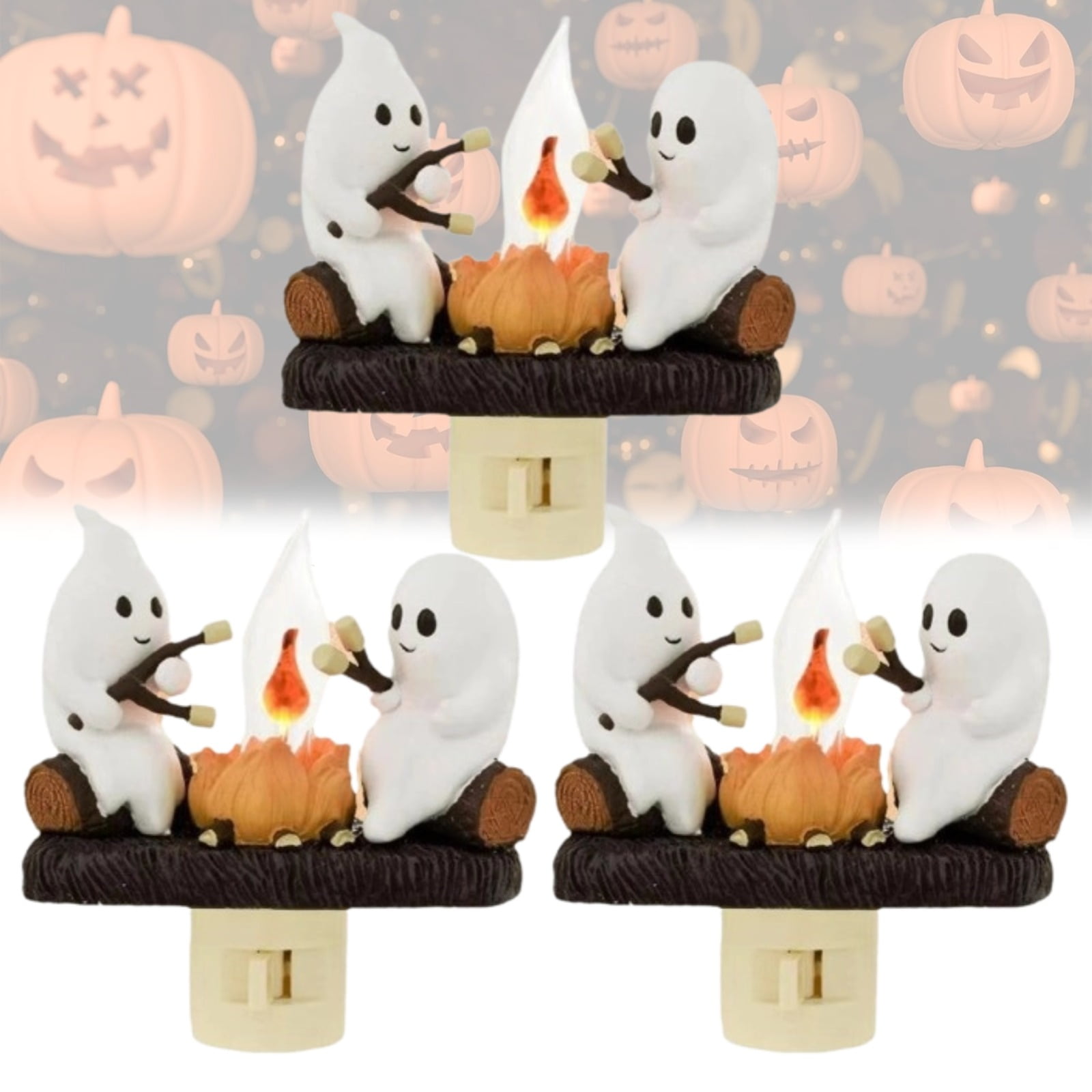 Ghost Campfire Flickering Nightlight, 2024 New Ghost Campfire Night