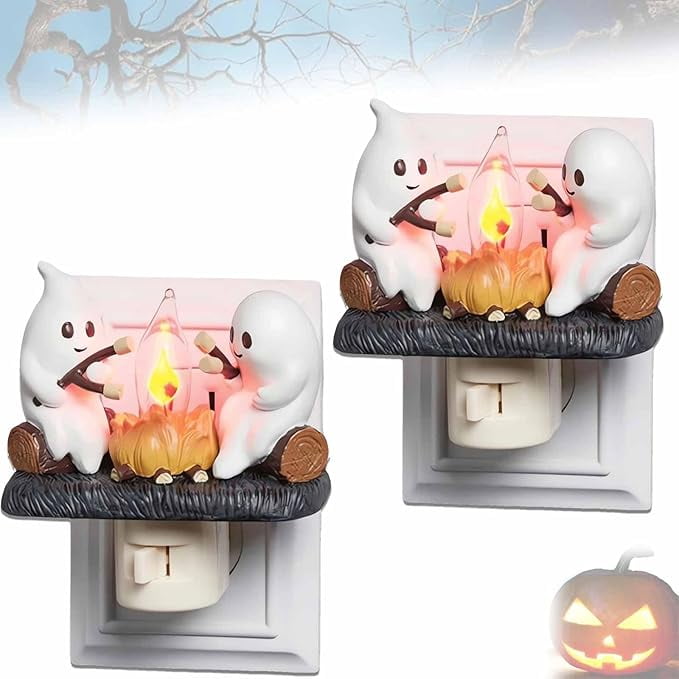 Ghost Campfire Flickering Nightlight Ghost Campfire Nightlight Ghost Campfire Night Light Ghost