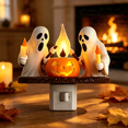 thumbnail image 1 of Ghost Campfire Nightlight, Ghost Flickering Night Light, Campfire Flame Halloween Nightlight USB Powered Wall Decor, 1 of 5