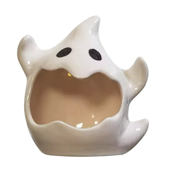 Ghost Candle Holder,Halloween Decoration Candle Holder,Pumpkin Ghost Candles Holder,Halloween Ghost Candlestick,Ghost Pumpkin Lantern Ornament,Children's Kindergarten Bar Scene Decoration Props